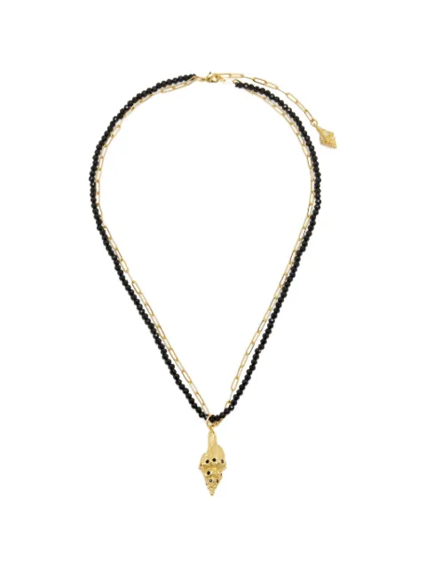 Oceanus shell-motif necklace Gold OCN30BRGP