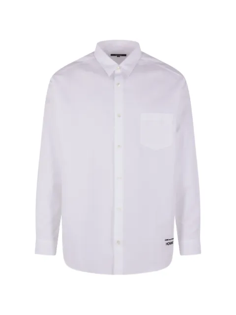 Comme des Garçons Homme pocket shirt White HQB102S263WHITE