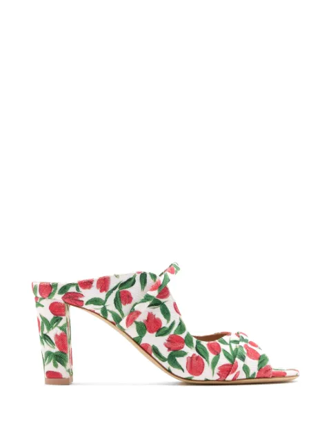 Malone Souliers Norah floral-print sandals White NORAH70206