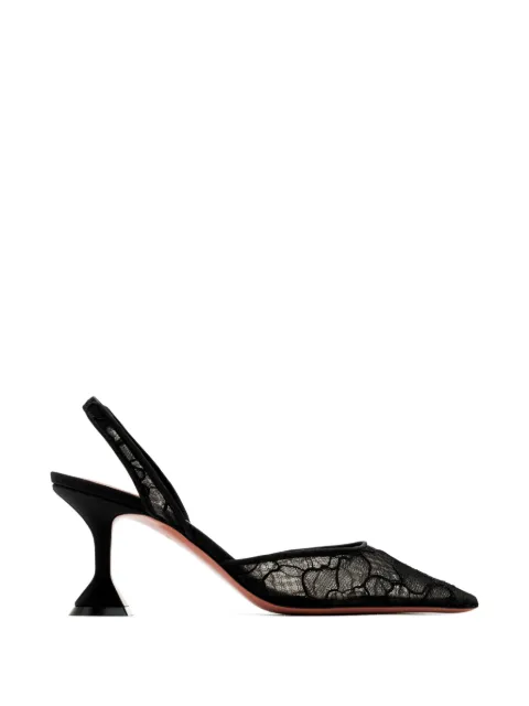 Amina Muaddi Holli slingback pumps Black 16S366040HOL