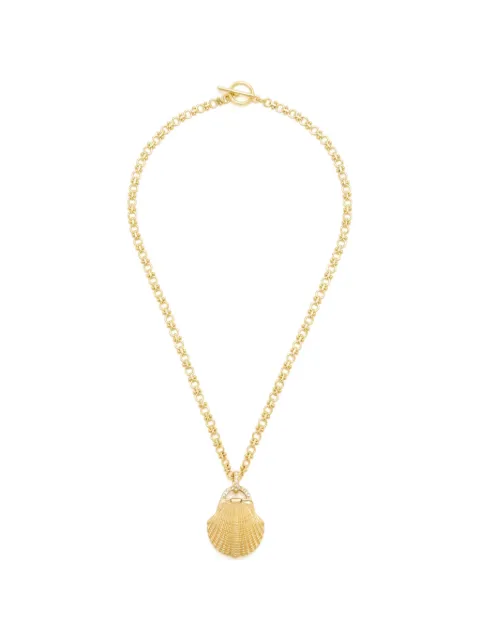 Oceanus shell-pendant necklace Gold OCN6BRGP