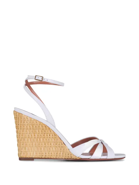 Aquazzura woven tati sandals Grey TTIMIDW0NWKOPW