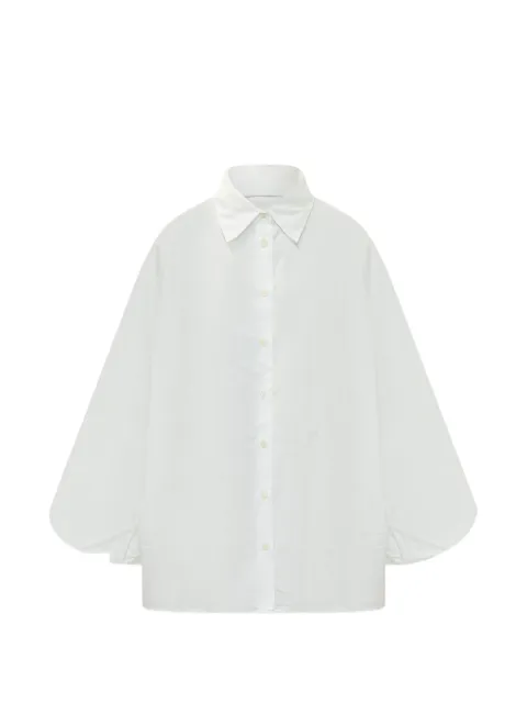 SoSUE Antonia balloon-sleeve blouse White ANTONIACOTTONAS1007