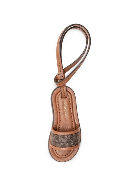 Michael Michael Kors logo-print slide bag-charm Brown 32S6GD0K8L