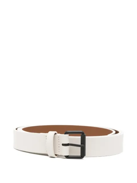 Sofie D'hoore leather buckle belt White VARNIA25LNAP