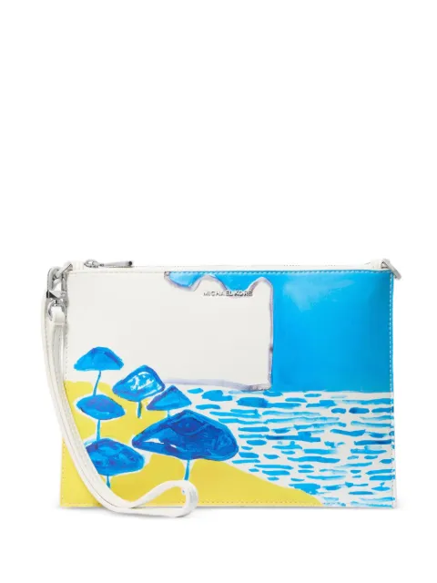 Michael Kors Beach Club clutch bag White 32S6SJ6W9L