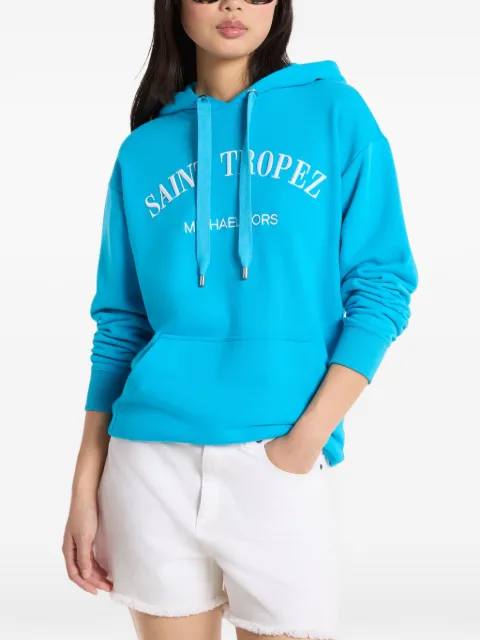 Michael Kors Saint Tropez hoodie Blue MS6520W4MY