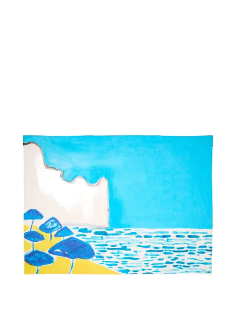 Michael Kors graphic-print cover-up Blue MS670M9L7J