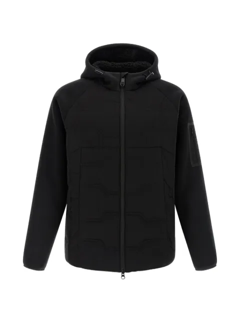 BOSS quilted hybrid jacket Black 50544566