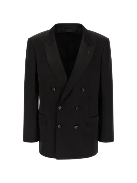 TOM FORD double-breasted blazer Black JLNP02SVP04NAA