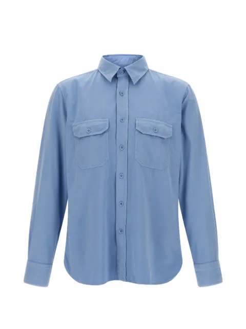 TOM FORD button-up shirt Blue HME001FMC309UCZ