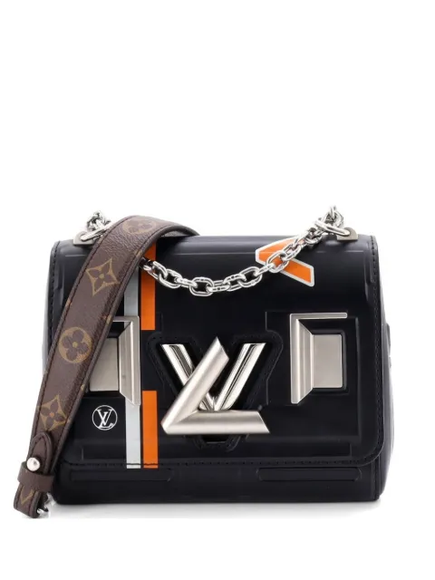 Louis Vuitton Pre-Owned Twist Handbag Limited Edition Embossed Epi Space Leather PM shoulder bag Black 4RYUDZF61E2NHXTK