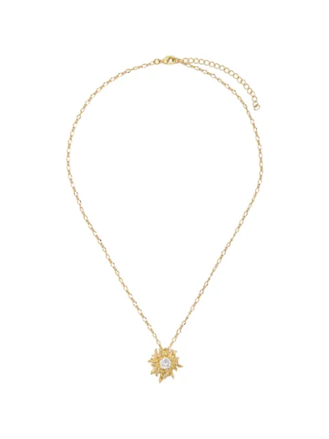 Oceanus Sunburst sun-pendant necklaces Gold OCN8BRGP