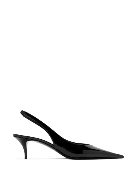 Amina Muaddi Anok slingback pumps Black 16S365875ANO