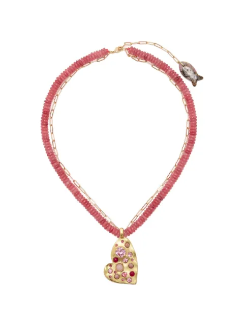Oceanus Sweetheart beaded necklace Gold OCN25BRGP