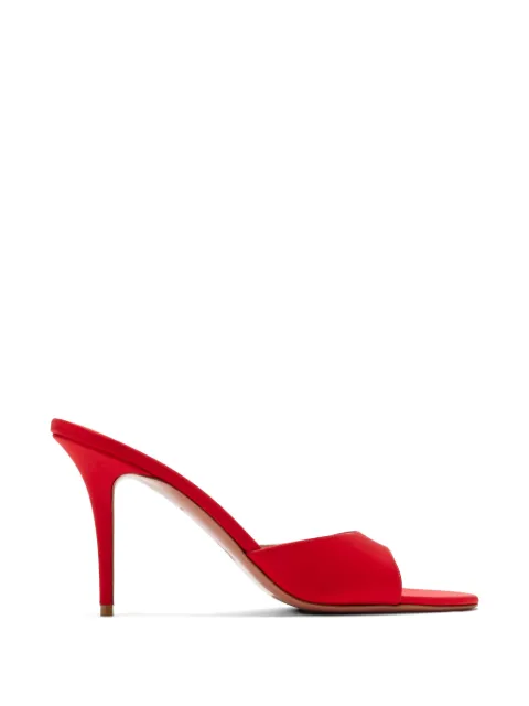 Amina Muaddi Elodie slippers Red 16S366036ELO