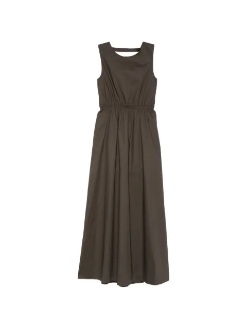 The Garment Cyprus sleeveless gathered dress Brown 22394