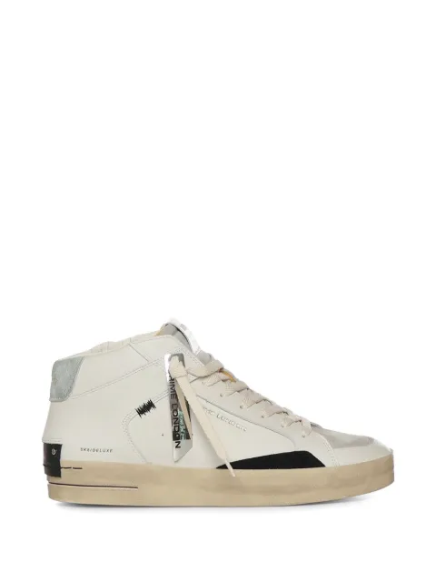 Crime London SK8 leather sneakers Neutrals 14151PP7BWHITE