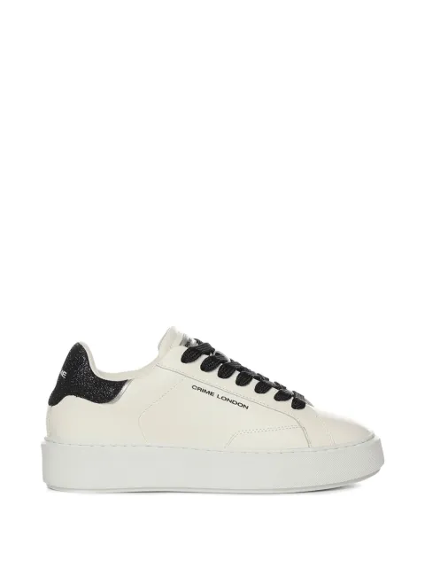 Crime London Extralight leather sneakers Neutrals 25401AA8BWHITE