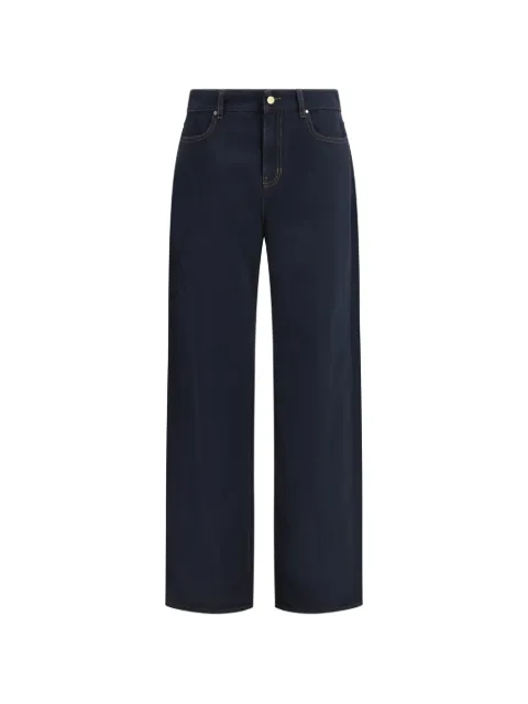 Max Mara contrast-stitch five-pocket jeans Blue 2616131111600