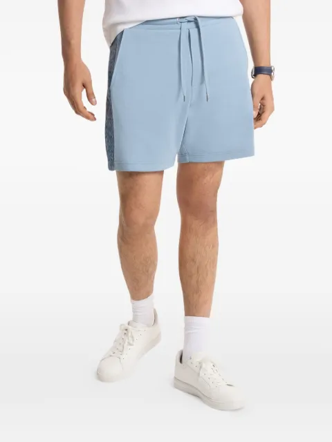 Michael Kors drawstring side-pattern shorts Blue CS652YE5MF