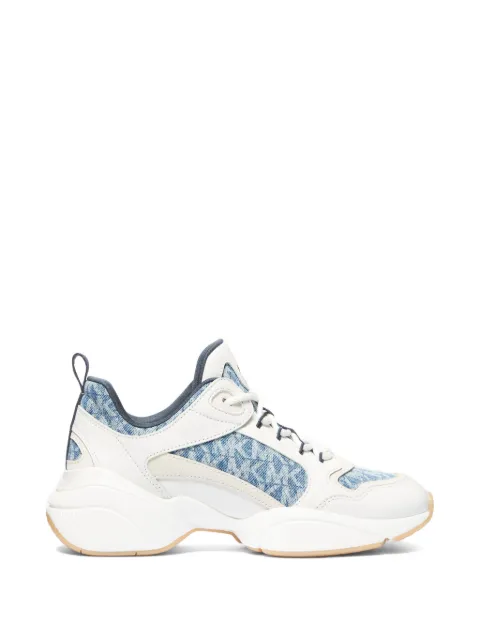 Michael Kors logo-print sneakers White 43S6BWFS1Y