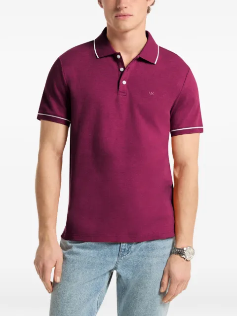 Michael Kors piping polo shirt Purple CR652SX20B