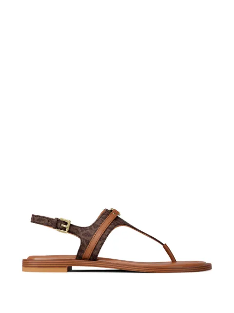 Michael Kors Mandy buckle pattern sandals Brown 40S6MAFS1B