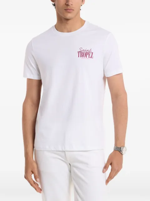 Michael Kors Saint Tropez-print T-shirt White CS652XQFV4