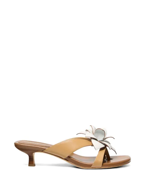 Michael Michael Kors Jacie floral-appliqué sandals Neutrals 40S6JCMS1L