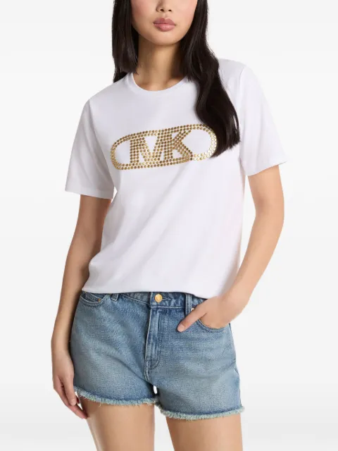 Michael Kors Empire logo T-shirt White MS651SC97J