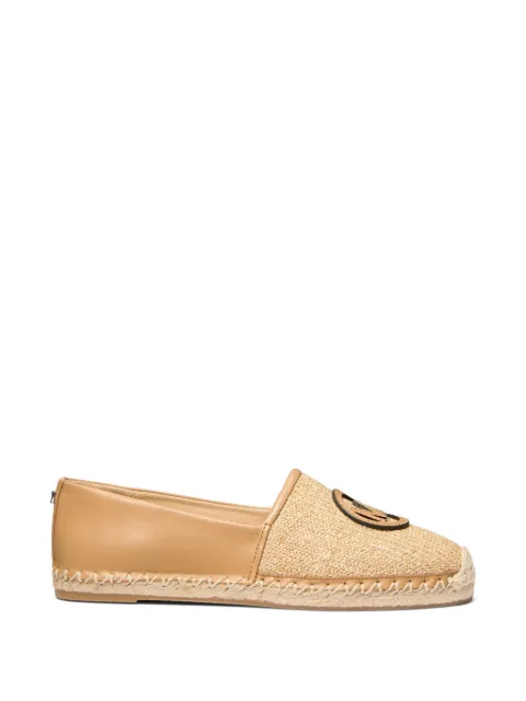 Michael Kors Kenzie logo-plaque espadrilles Neutrals 40S6KZFP1D