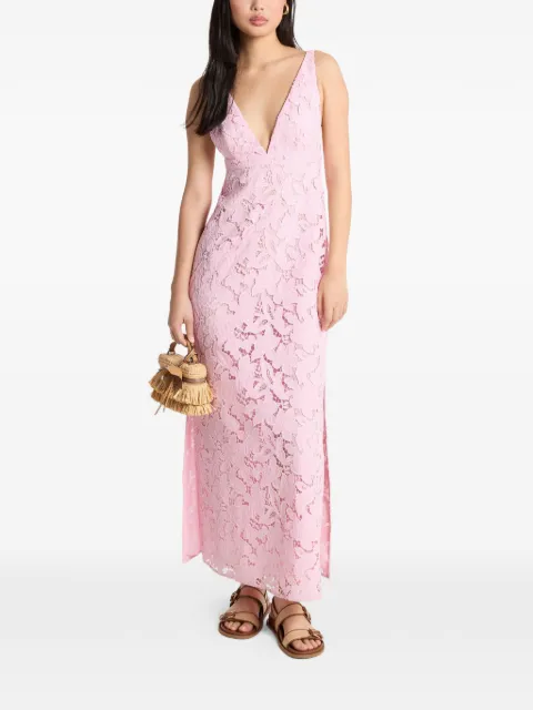 Michael Kors corded-lace maxi dress Pink MS683HIKR1