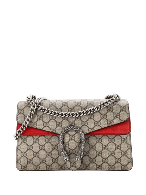 Gucci Pre-Owned Dionysus Bag GG Coated Canvas Small shoulder bag Brown 7UX1PBT6T71HWXUE