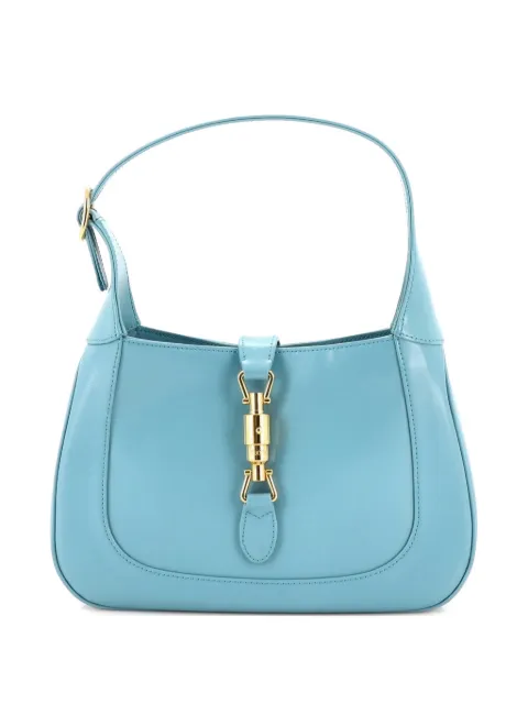 Gucci Pre-Owned Jackie 1961 Leather Small hobo bag Blue T99WB0HDRYR3YKZ5