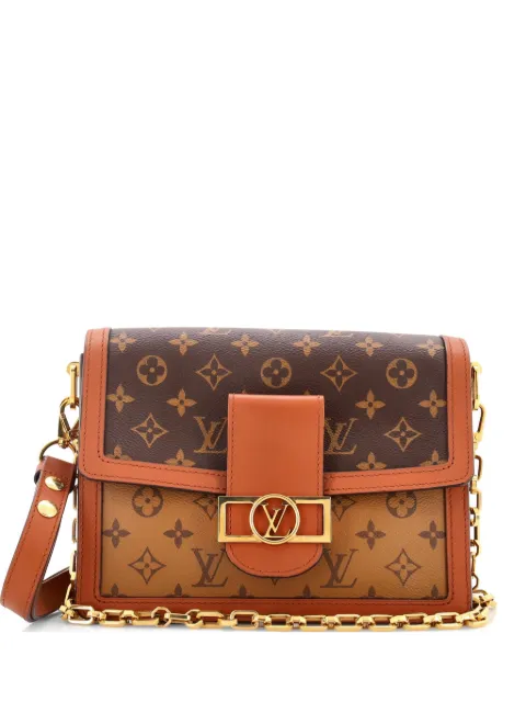 Louis Vuitton Pre-Owned Dauphine Reverse Monogram Canvas MM shoulder bag Brown E4C8EN2KOT2OLS1I