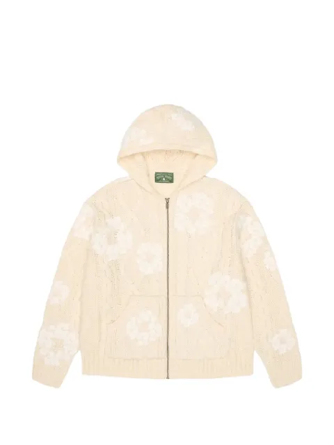 Denim Tears zip hooded fisherman sweater Neutrals DT421