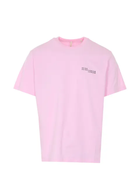 Sunflower crewneck print logo T-shirt Pink 2054690