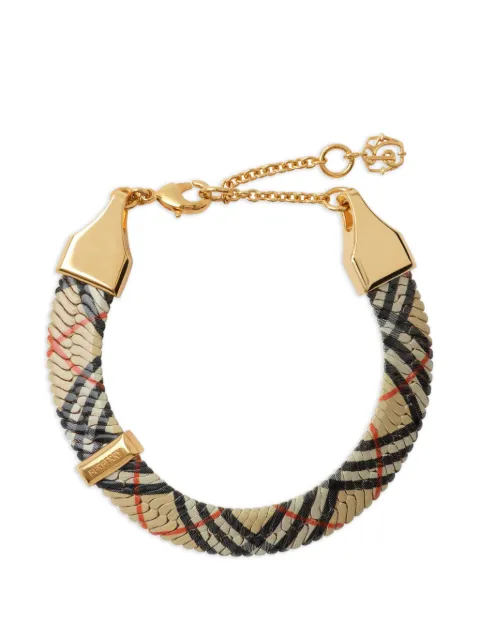 Burberry Check-print bracelet Gold 8126636