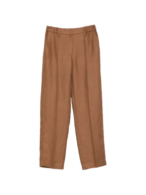 Brunello Cucinelli elasticated-waist trousers Brown MH527P9198C9850