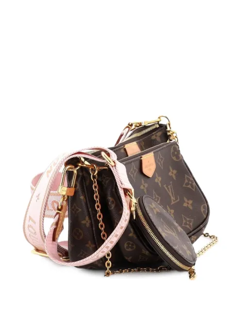 Louis Vuitton Pre-Owned Multi Pochette Accessoires Monogram Canvas crossbody bag Brown ETHPVUU17IZB8EF9