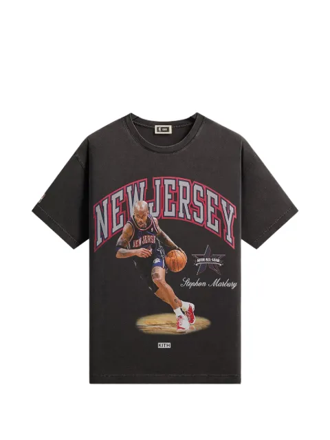 KITH x NBA All-Star New Jersey Nets Stephon Marbury T-shirt Grey KHM034970001