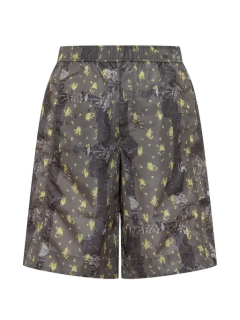 GANNI printed shorts Grey A1110106