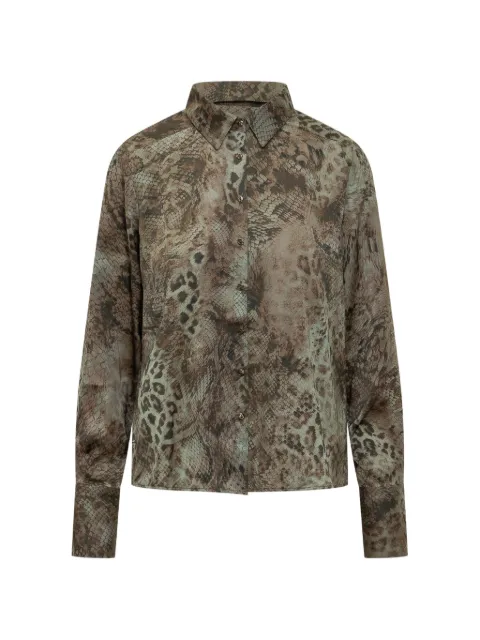 Ba&Sh Cornelia printed shirt Green 1E26CORN