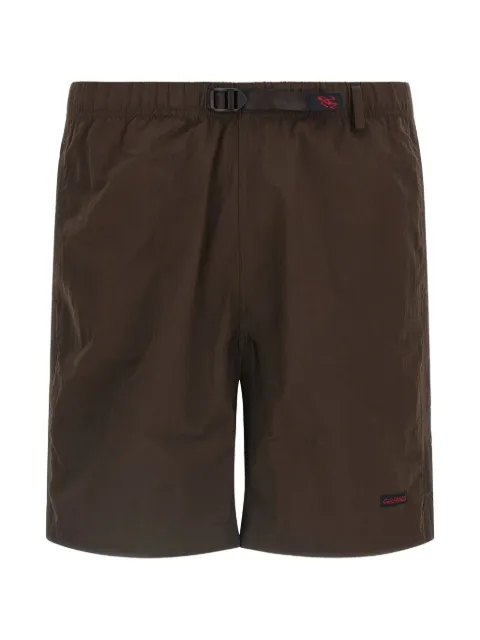 Gramicci integrated-belt bermuda shorts Brown G6SMP082