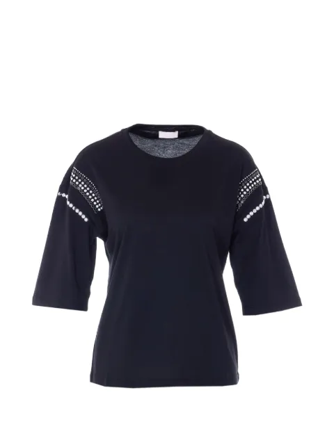 LIU JO embellished T-shirt Black WA6128JS904P9514