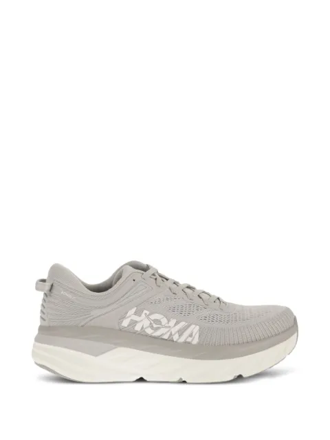 HOKA Bondi 7 lace-up sneakers Grey 1110518HST