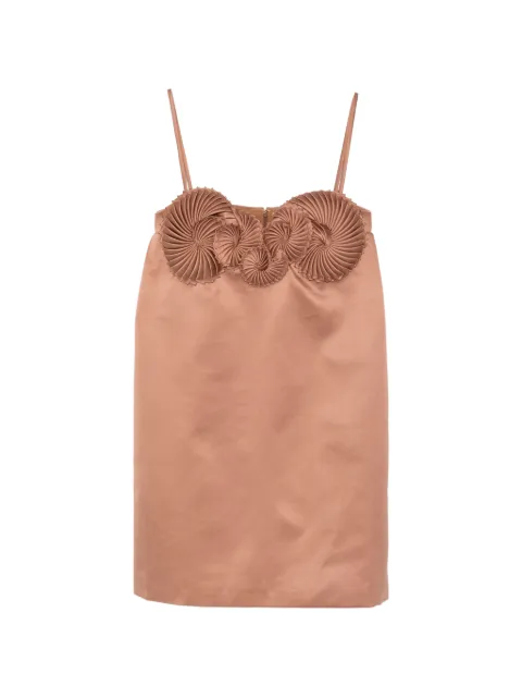Rosanna Ocampo sleeveless mini dress Brown RO105