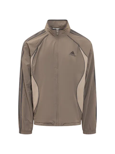 adidas logo-detail jacket Brown KD5860
