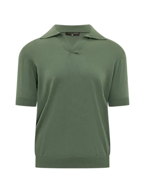 Filippo De Laurentiis knitted Skipper T-shirt Green PL1MCSKSU12R